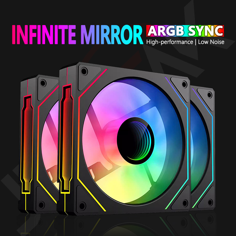 Argb Case Fan - JUMPEAK-ventilador de carcasa MS120 de 120mm,