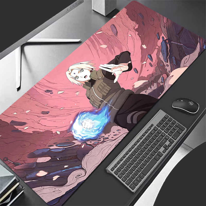 Pc Gaming Naruto - Alfombrilla de ratón HD de goma,