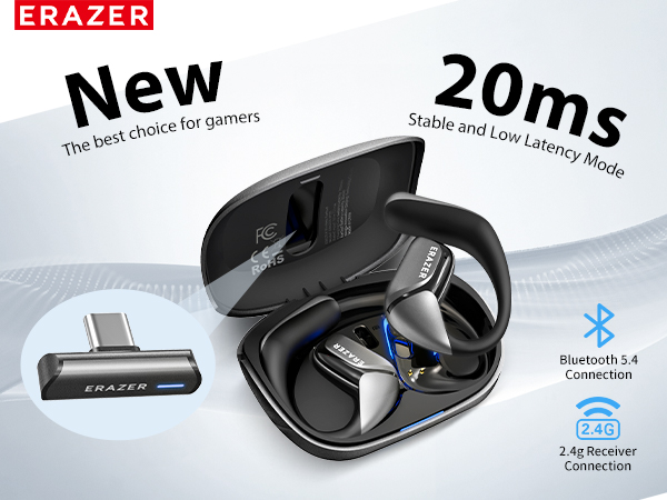 Pc Gaming Vr - Auriculares Bluetooth para juegos ERAZER XF29,