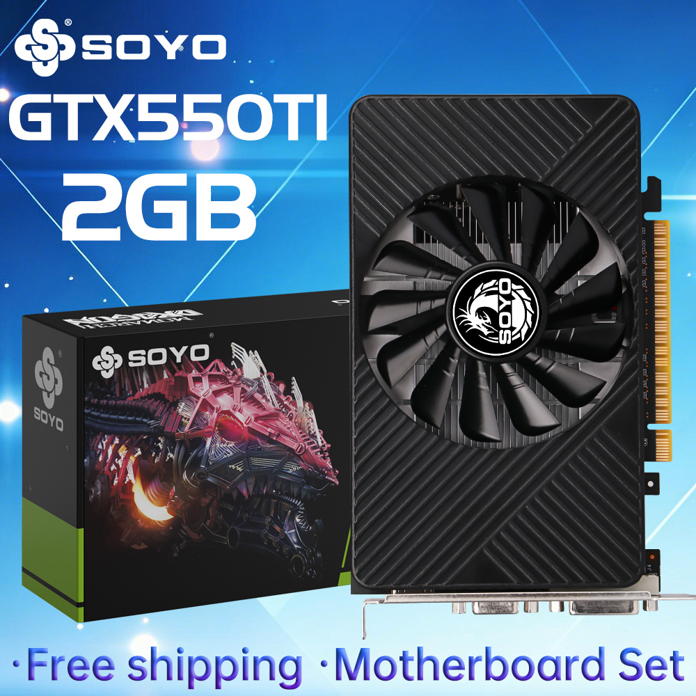 Pc Gaming Nvidia - Tarjeta Gráfica SOYO GTX 550TI GDDR5