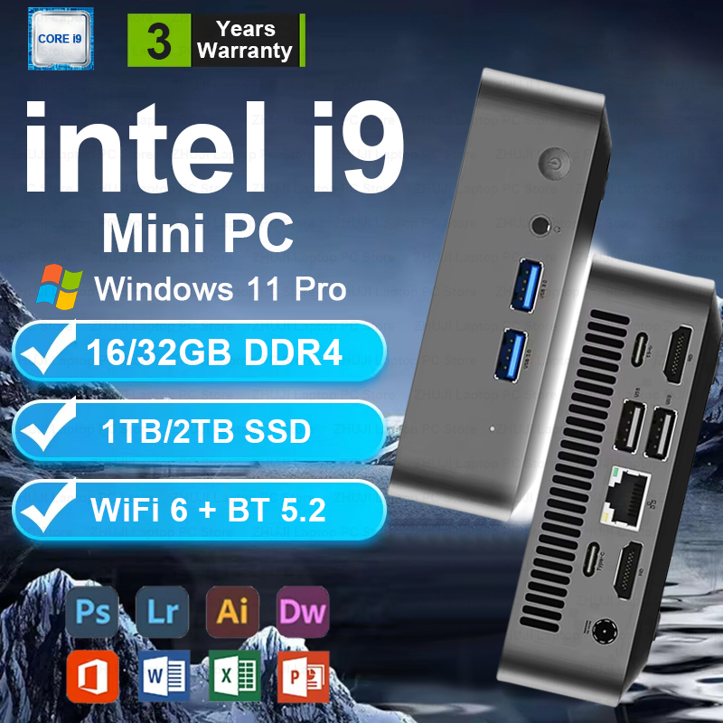 Pc Gaming I3 - Mini PC con Windows 11, Intel