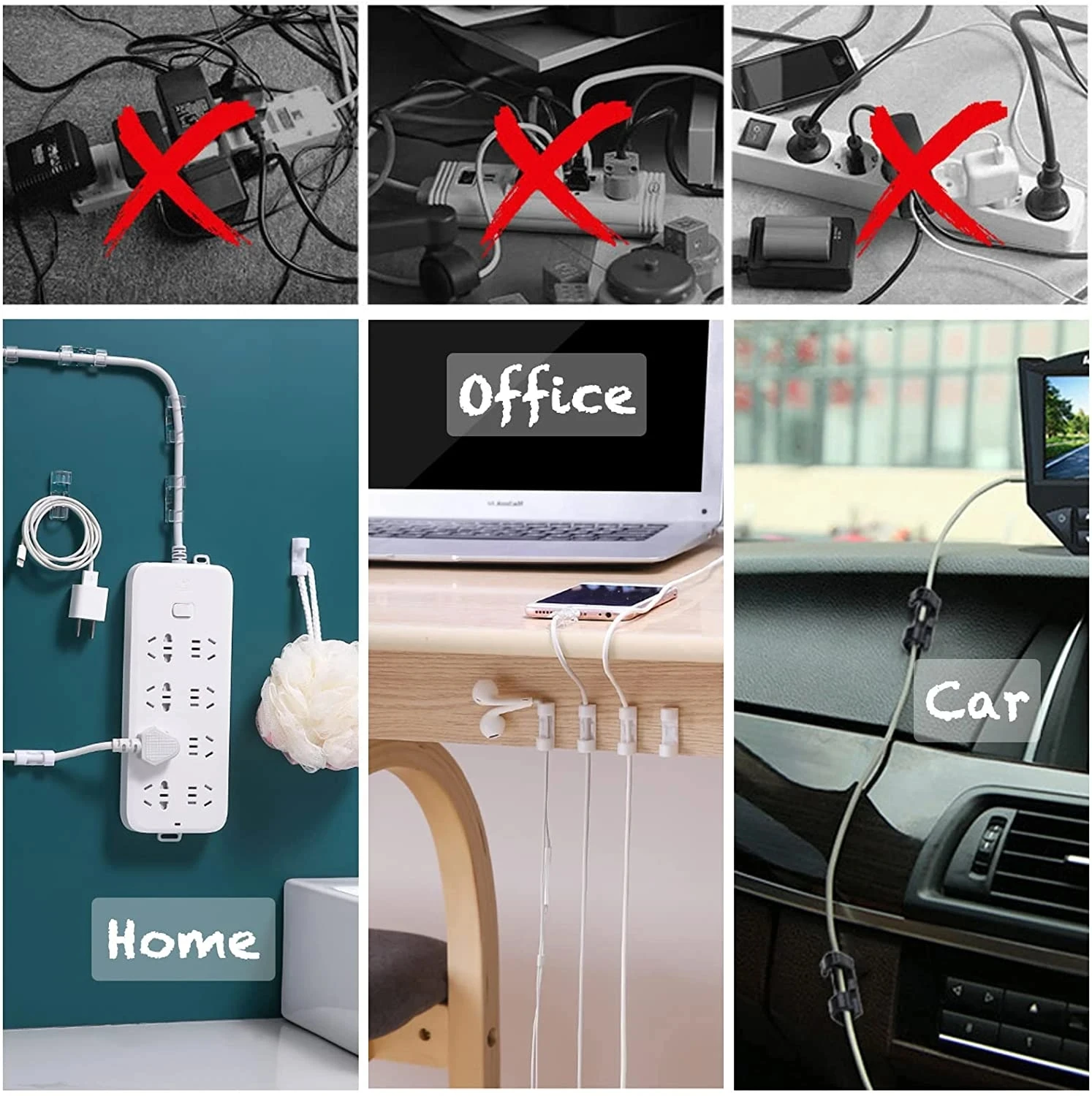 Organizador de cables, soporte - Cable Management Sleeve reseña y precio
