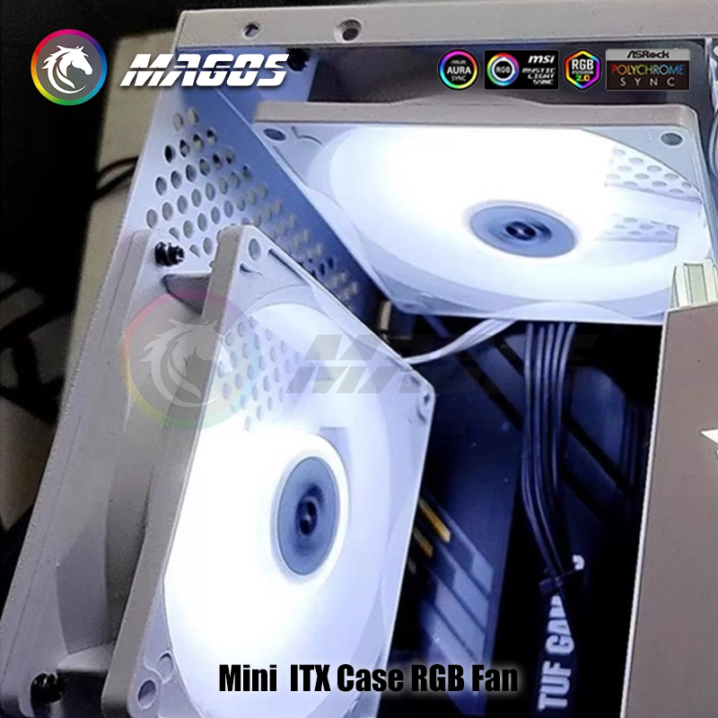 Mini ITX Case ARGB ventilador  - Argb Case Fan reseña y precio