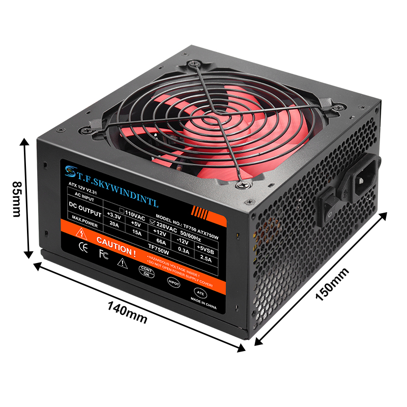 Fuente de Alimentación ATX 750 - Pc Unit For Gaming reseña y precio