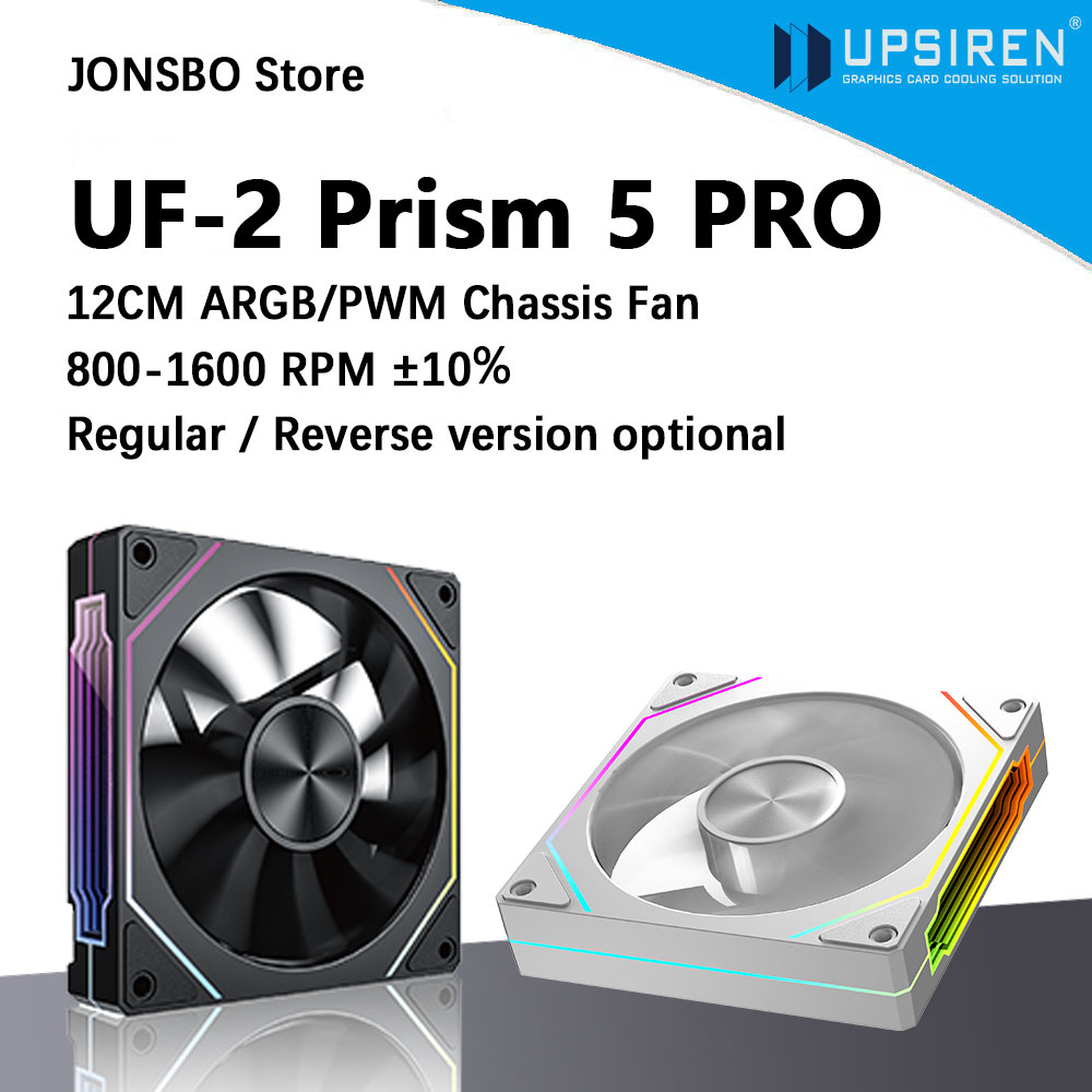 UPSIREN UF-2 PRISM 5 PRO 12CM  - Argb Case Fan reseña y precio