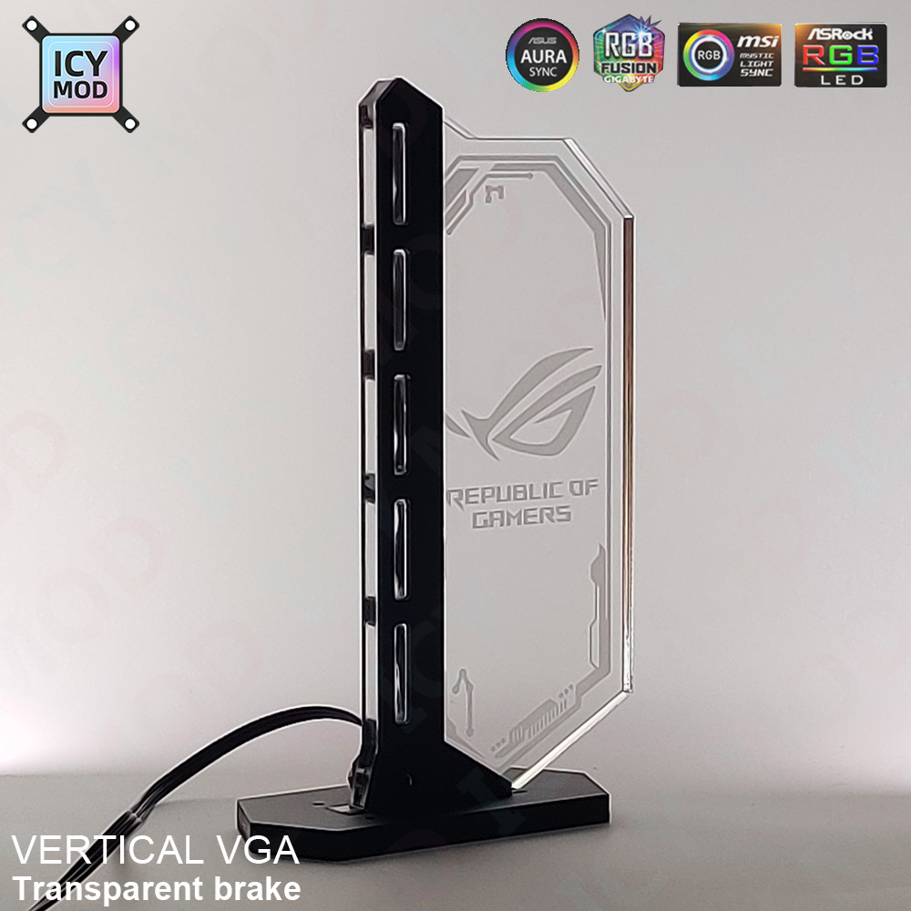 Soporte de GPU Vertical transp - Pc Gaming Vr reseña y precio
