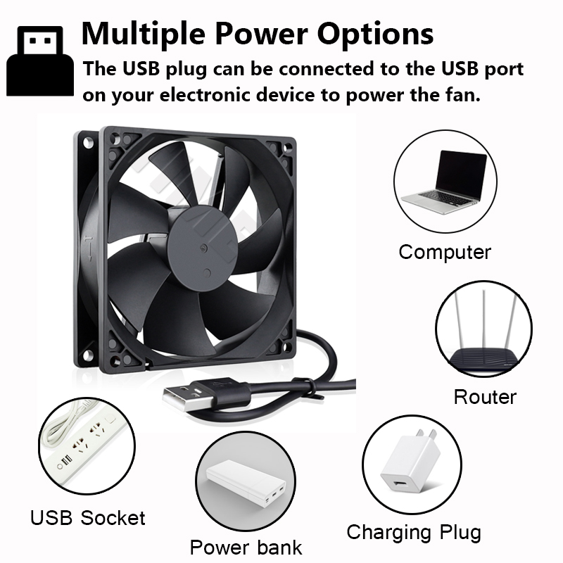 Ventilador USB Gdstime de 60 m - Pc Gaming Vr reseña y precio