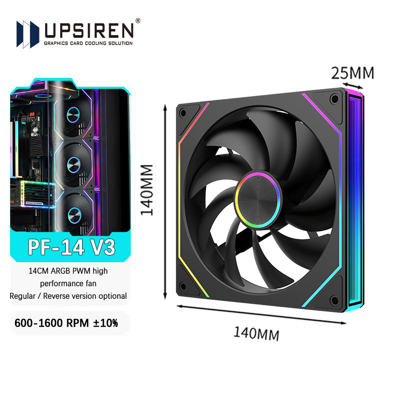 Ventilador de chasis UPSIREN P - Argb Case Fan reseña y precio
