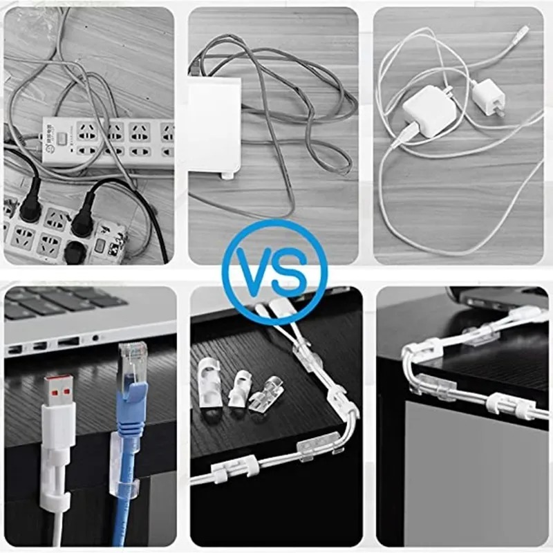 UNTIOR 20/40 Uds Clips de Cabl - Cable Management Sleeve reseña y precio