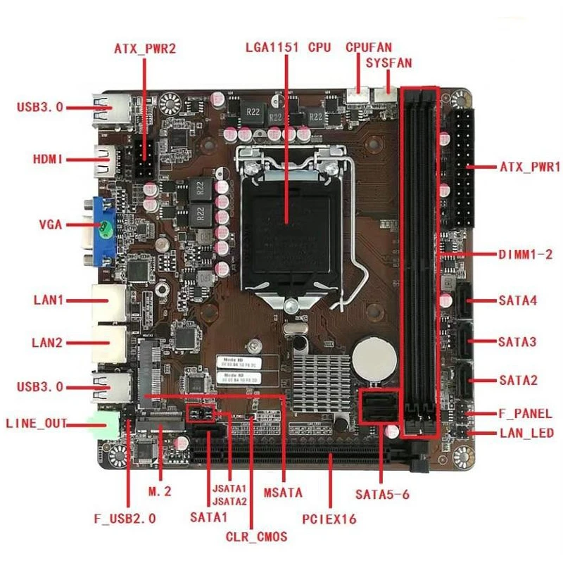 Placa Base B365 Mini-ITX LGA 1 - Pc Gaming I3 reseña y precio
