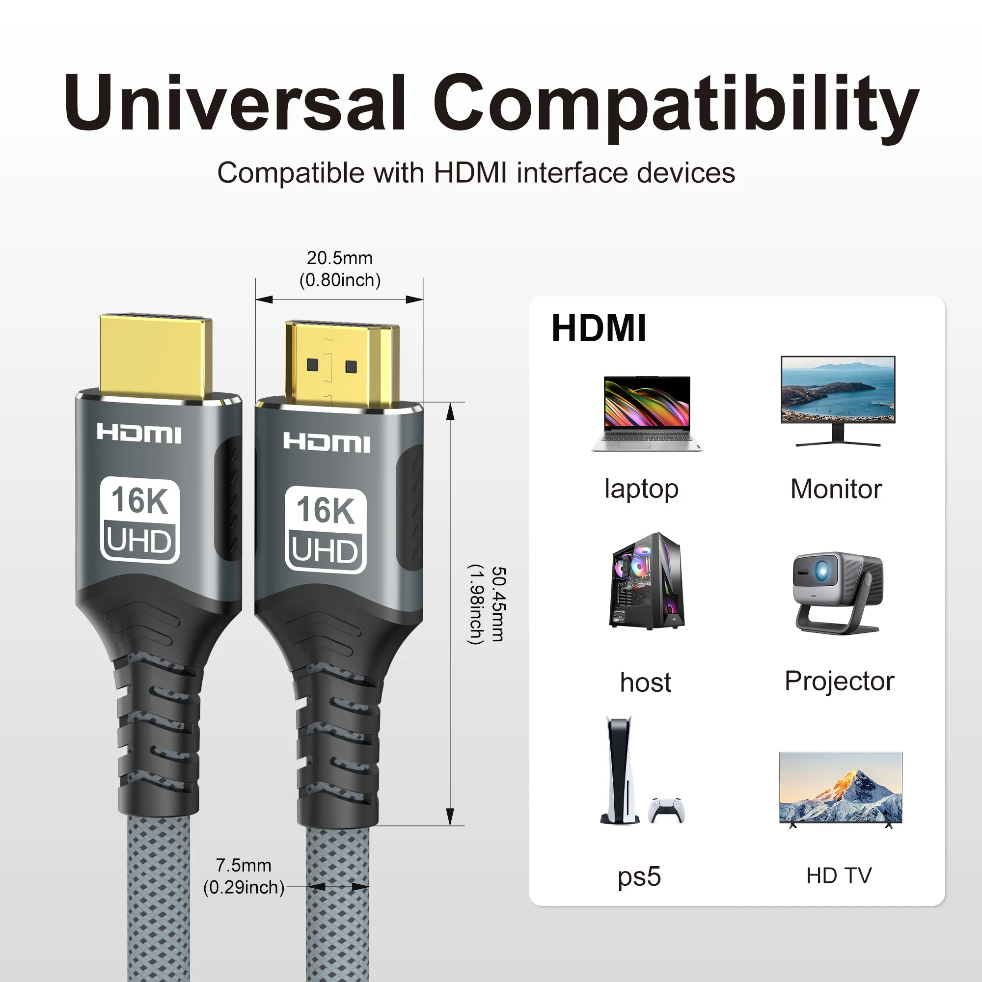 Cable HDMI 2.2/2.1/2.0 16K@60H - Pc Gaming Vs Ps5 reseña y precio