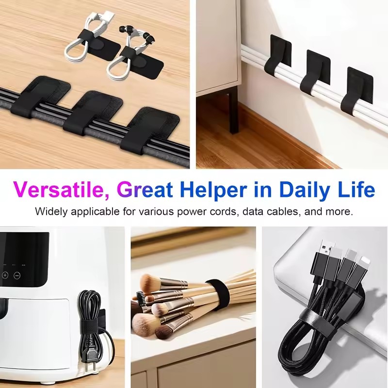 Organizadores de cables adhesi - Cable Management Sleeve reseña y precio