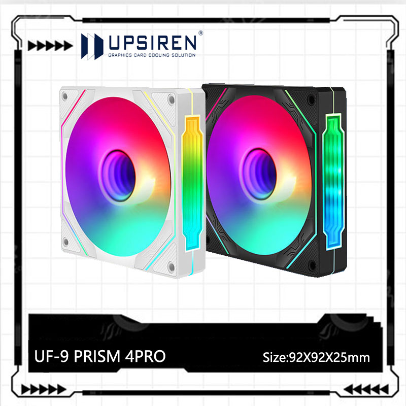 UPSIREN-ventilador UF-9 PRISM  - Argb Case Fan reseña y precio