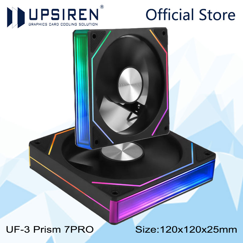 UPSIREN UF-3 Prism 7PRO ventil - Argb Case Fan reseña y precio